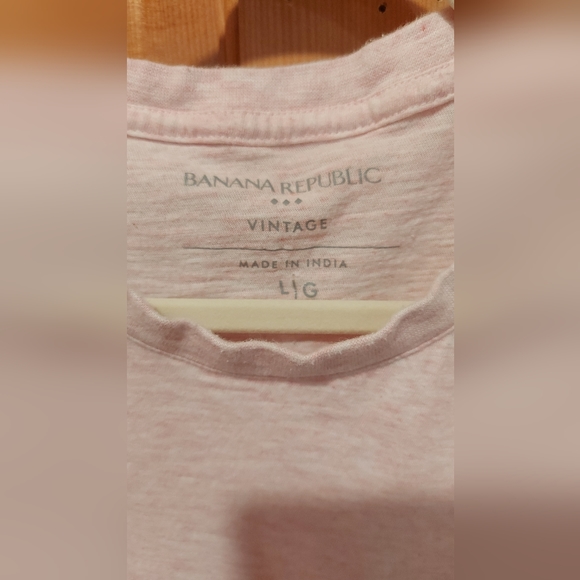 2 x Banana Republic men's 100% cotton t-shirts size large - Picture 4 of 8